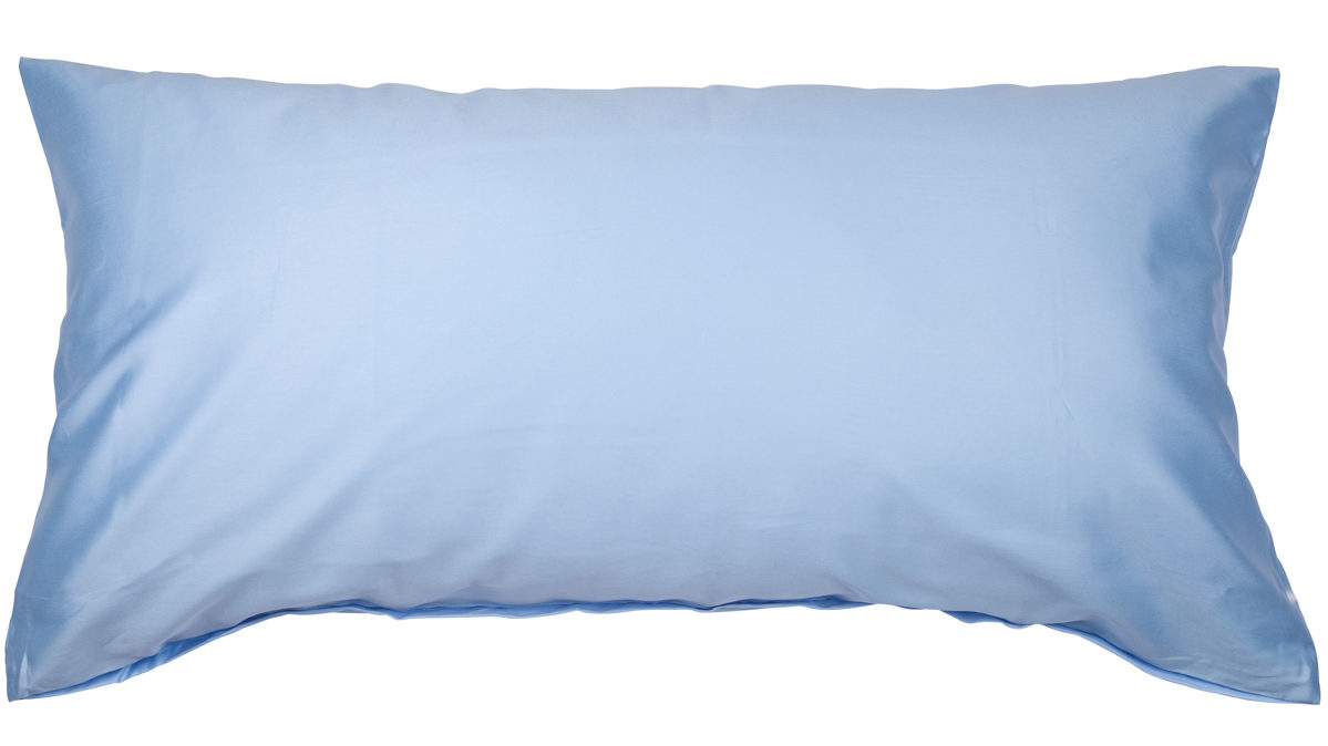 Kissenbezug /-hülle Janine® aus Naturfaser in Hellblau Janine® Kissenbezug Hellblau - ca. 40 x 80 cm