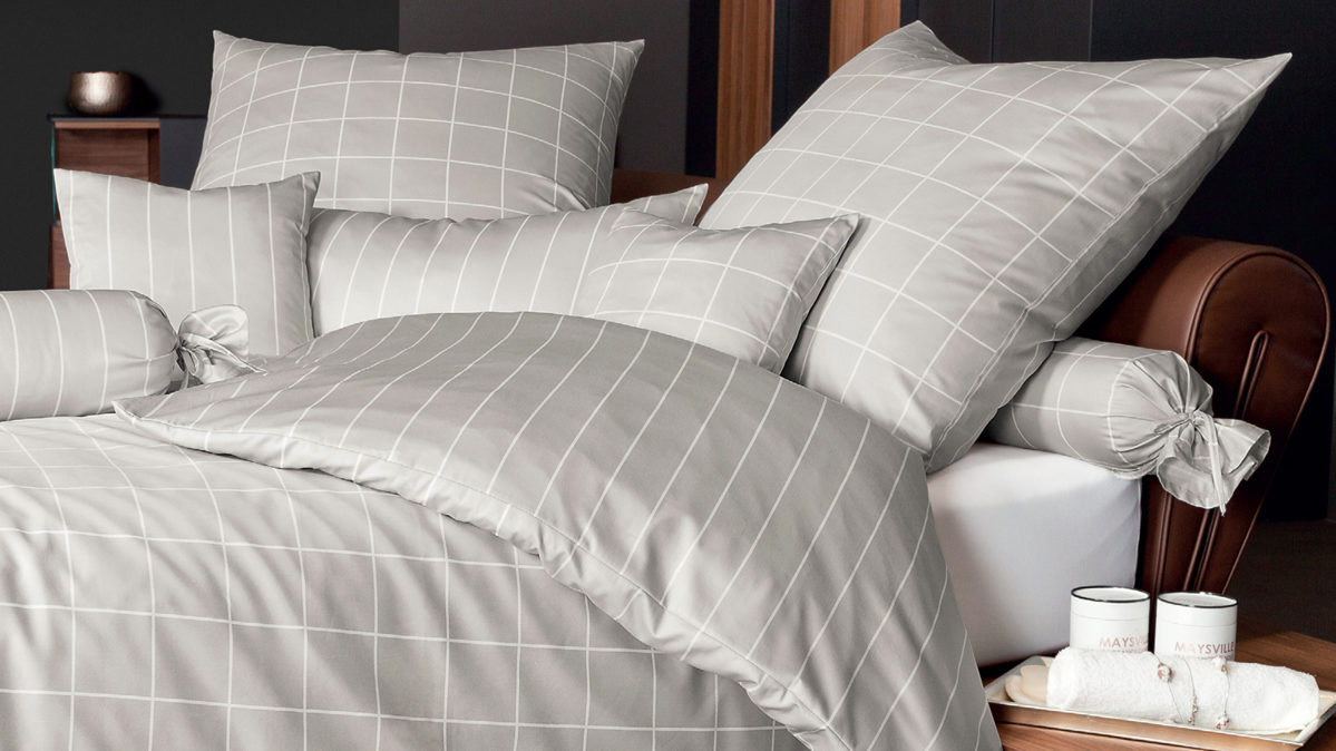 Bettwäsche-Set Janine® aus Naturfaser in Beige Janine Bettwäsche-Set Naturell - ca. 155 x 220 cm