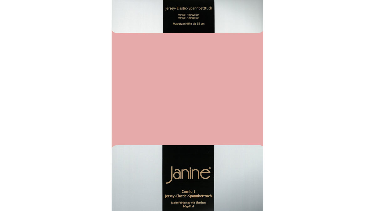 Spannbettlaken Janine® aus Stoff in Flieder Janine® Spannbettlaken Zartmauve - ca. 100 x 200 cm
