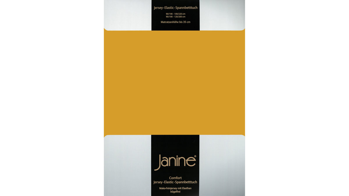 Spannbettlaken Janine® aus Stoff in Gold Janine® Spannbettlaken Honigblond - ca. 100 x 200 cm