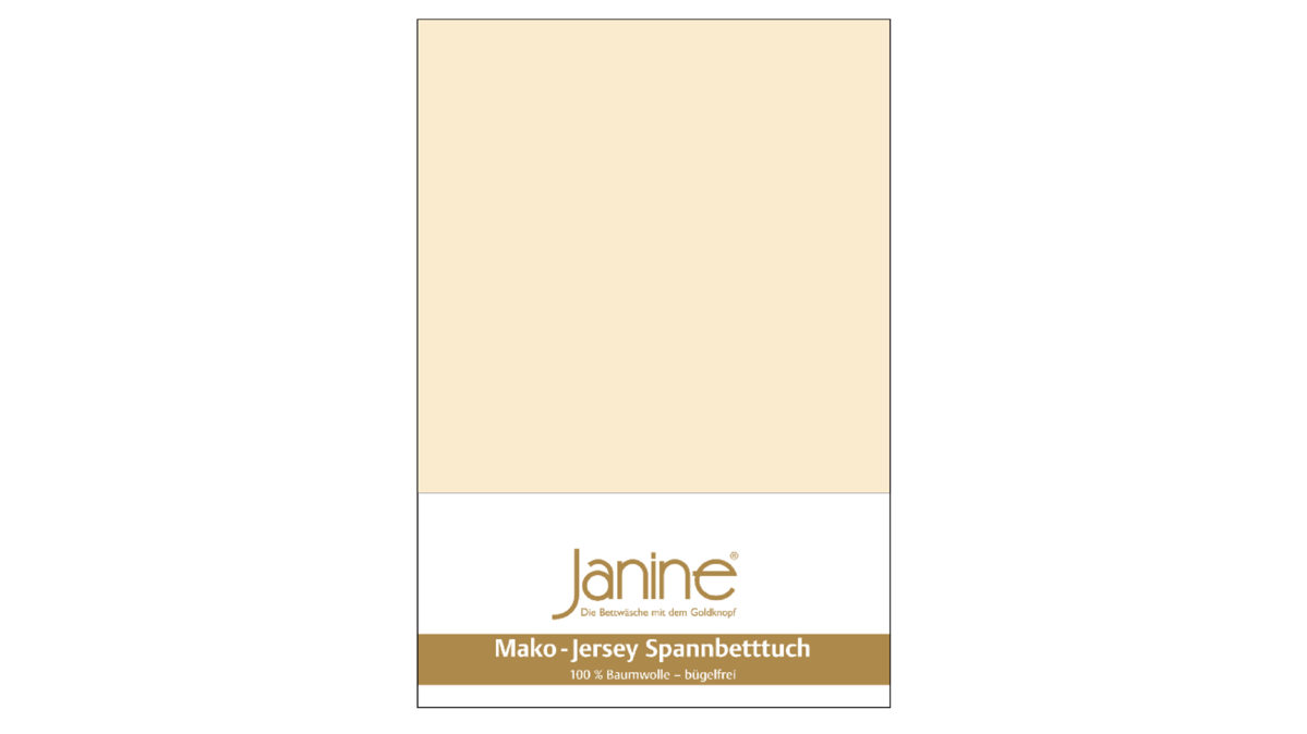 Spannbettlaken Janine® aus Stoff in Offwhite Janine® Spannbettlaken Leinen - ca. 100 x 200 cm