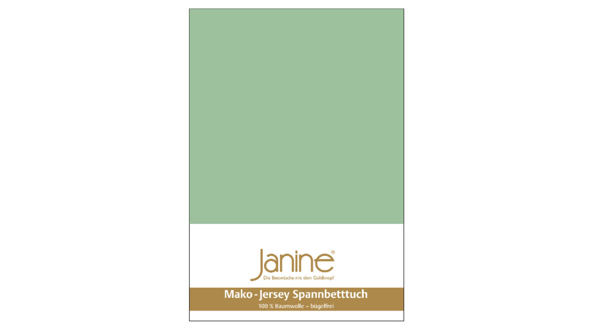 Spannbettlaken Janine® aus Stoff in Schilf Janine® Spannbettlaken Lind - ca. 100 x 200 cm