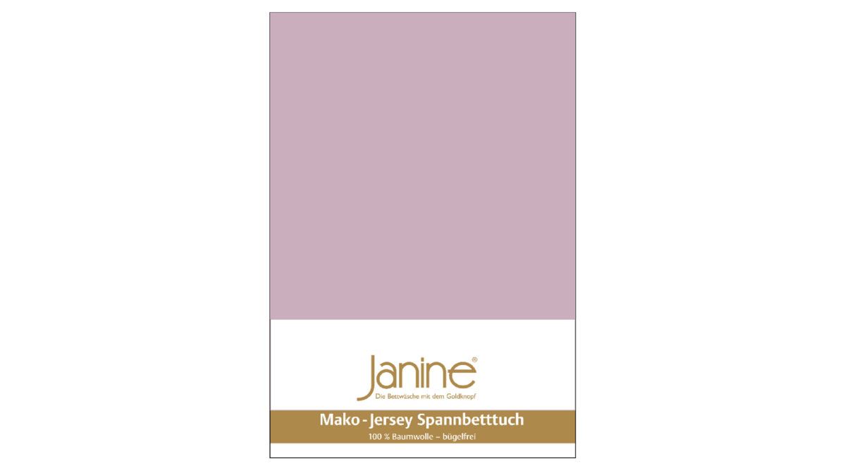 Spannbettlaken Janine® aus Stoff in Pink Janine® Spannbettlaken Altrosé - ca. 100 x 200 cm