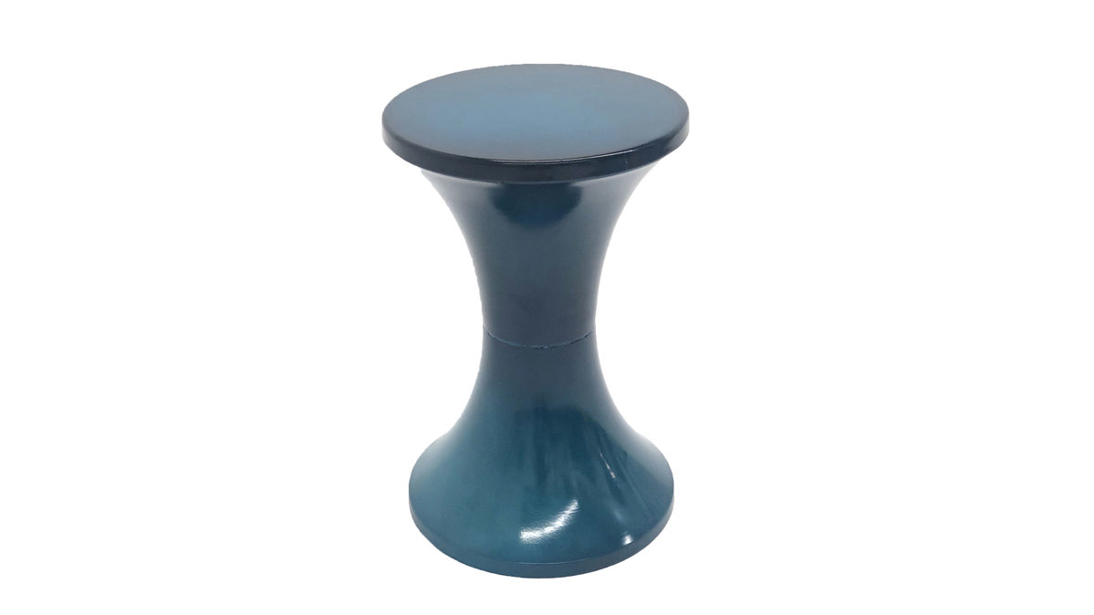 Beistelltisch Haku aus Metall in Blau Beistelltisch Höhe ca. 49 cm - Blau