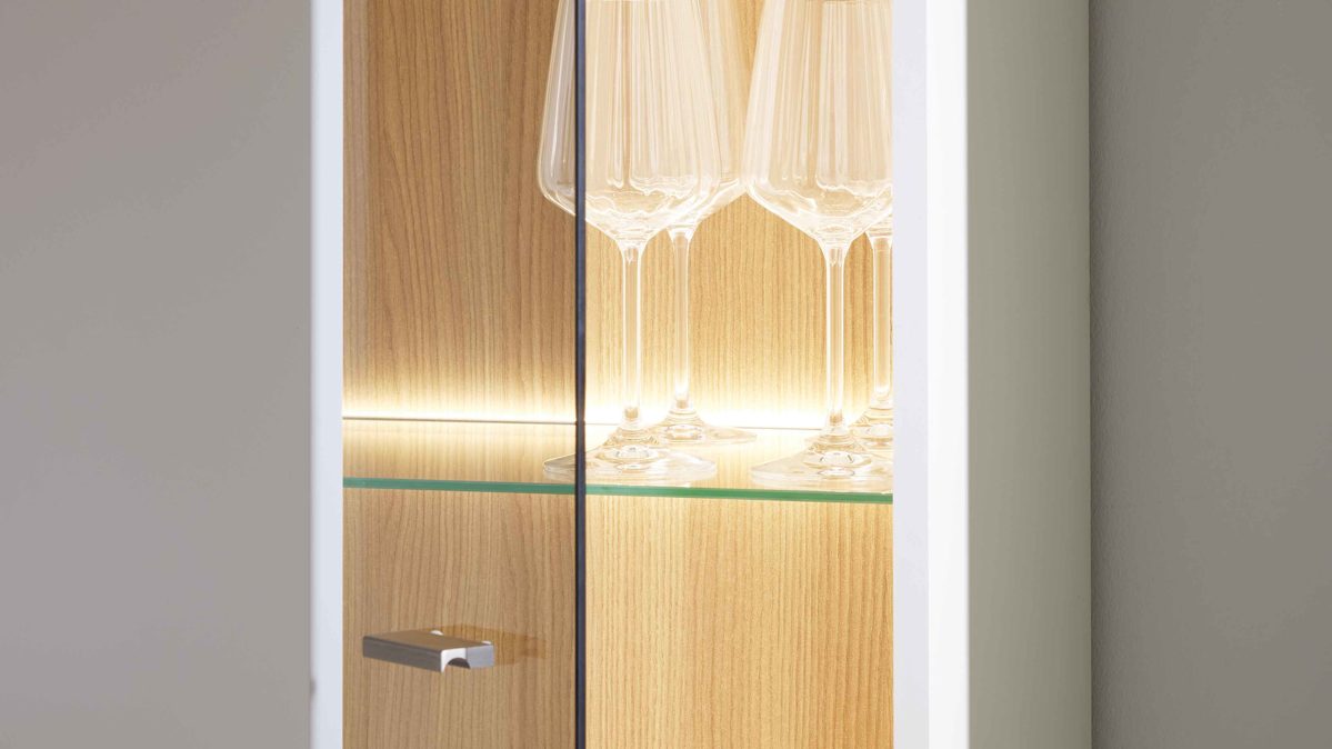 Möbelbeleuchtung Interliving aus Kunststoff in Weiß Interliving Wohnzimmer Serie 2031 - LED-Beleuchtung ZLN645 Breite ca. 45 cm - sechsteilig