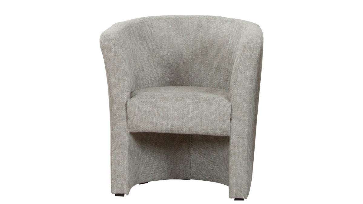 Cocktailsessel Matex aus Kunstfaser in Grau Cocktailsessel Mini Flachgewebe grau 6143 - Breite ca. 71 cm