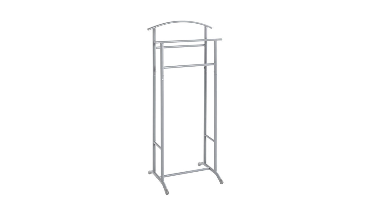 Herrendiener Haku aus Metall in Grau Herrendiener Grau - Höhe ca. 107 cm