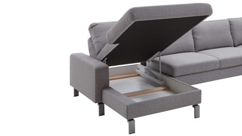 Funktion SOFAkultur aus Metall in Weiß SOFAkultur Programm SK 239 - Aufklappfunktion für Longchairs