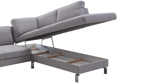 Funktion SOFAkultur aus Metall in Weiß SOFAkultur Programm SK 239 - Aufklappfunktion für Eckelemente