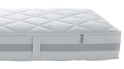 Federkernmatratze Interliving aus Stoff in Weiß Interliving Matratze Medikontur 1931 Taschenfederkern, H3 – Liegefläche ca. 180 x 200 cm