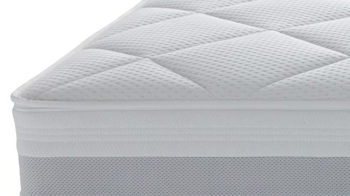 Federkernmatratze Interliving aus Stoff in Weiß Interliving Matratze Medikontur 1931 Taschenfederkern, H3 – Liegefläche ca. 120 x 200 cm