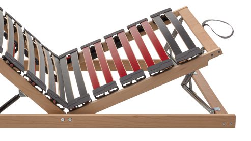Lattenrost Interliving aus Holz in Holzfarben Interliving Lattenrost Serie1952 mit Hebehilfe manuell mit Hebehilfe – Liegefläche ca. 90 x 200 cm