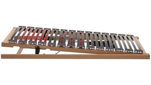 Lattenrost Interliving aus Holz in Holzfarben Interliving Lattenrost Serie 1952 mit Reflux-Verstellung motorisch mit Handschalter – Liegefläche ca. 90 x 200 cm