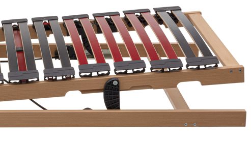 Lattenrost Interliving aus Holz in Holzfarben Interliving Lattenrost Serie 1952 mit motorischer Reflux-Funktion motorisch mit Funk-Fernbedienung – Liegefläche ca. 90 x 200 cm
