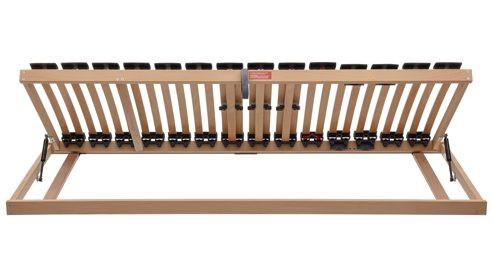 Lattenrost Interliving aus Holz in Holzfarben Interliving Lattenrost Serie 1952 - V6258 rechts mit Hebehilfe – Liegefläche ca. 100 x 200 cm