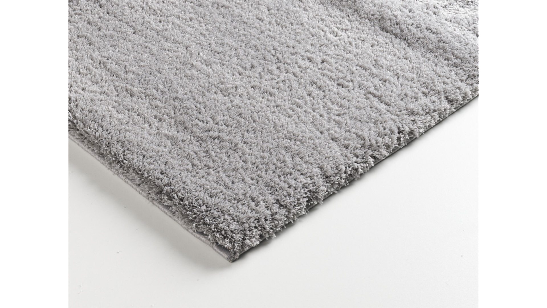 Hochflorteppich Oci aus Kunstfaser in Grau Hochflorteppich Soft Dream für Ihre Wohnaccessoires graue Kunstfaser – ca. 140 x 200 cm