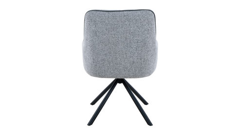 Polsterstuhl Hela aus Stoff in Anthrazit Polsterstuhl Faro S Anthrazit & Grau 52 - drehbar