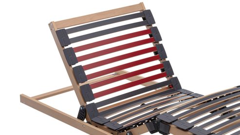 Lattenrost Interliving aus Holz in Holzfarben Interliving Lattenrost Serie 1952 - V6288 Smart zweifach motorisch mit Handschalter – Liegefläche ca. 140 x 200 cm