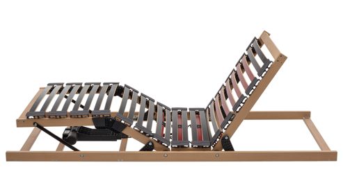 Lattenrost Interliving aus Holz in Holzfarben Interliving Lattenrost Serie 1952 - V6288 Smart zweifach motorisch mit Handschalter – Liegefläche ca. 80 x 200 cm