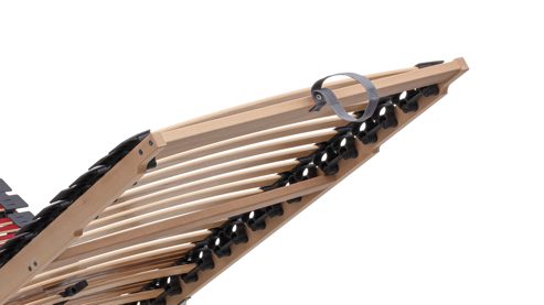 Lattenrost Interliving aus Holz in Holzfarben Interliving Lattenrost Serie 1953 mit Hebehilfe mit Hebehilfe & manuell verstellbar – Liegefläche ca. 90 x 200 cm