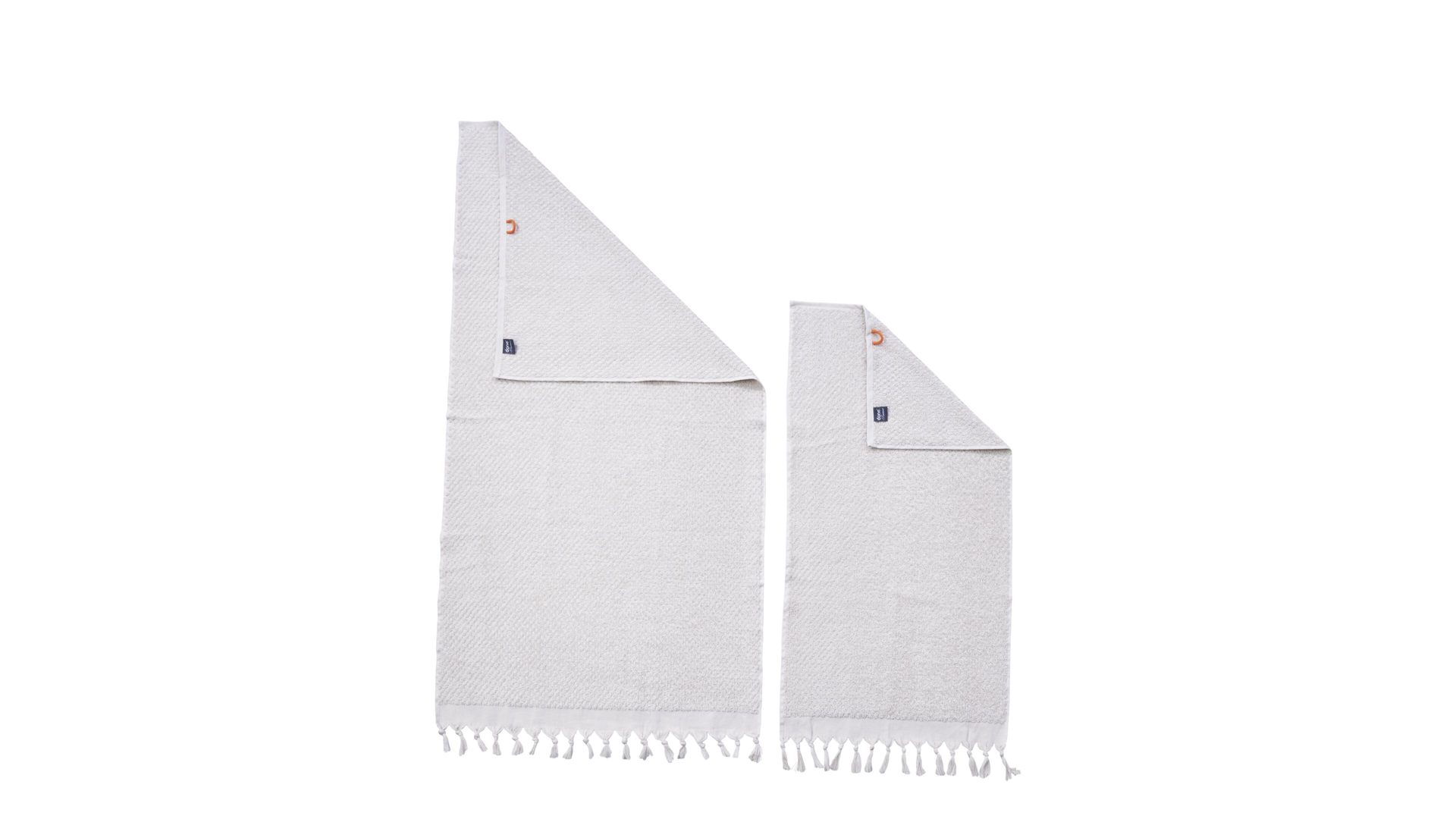 Handtuch-Set Done.® aus Stoff in Beige done.® Handtuch-Set Provence Honeycomb - Heimtextilien beige Baumwolle  – zweiteilig