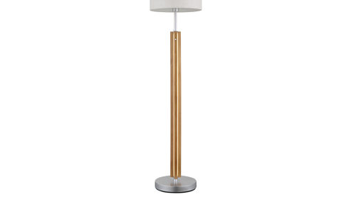 Stehleuchte Globo lighting aus Holz in Holzfarben GLOBO Lampen Serie Taugus - Stehlampe Leinen & Holz - Höhe ca. 145 cm