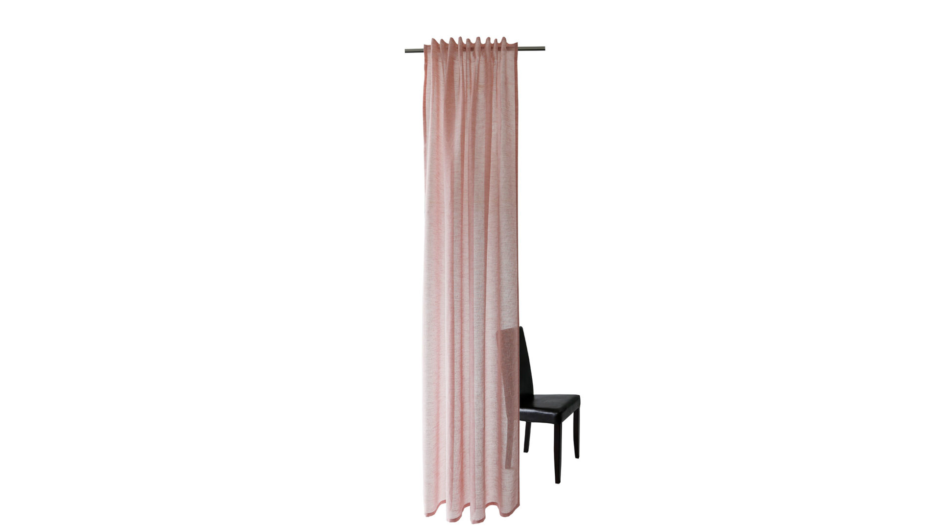 Schlaufenschal Indes fuggerhaus aus Stoff in Pastell HOMING Schlaufenschal Oskar rose meliert – ca. 140 x 245 cm