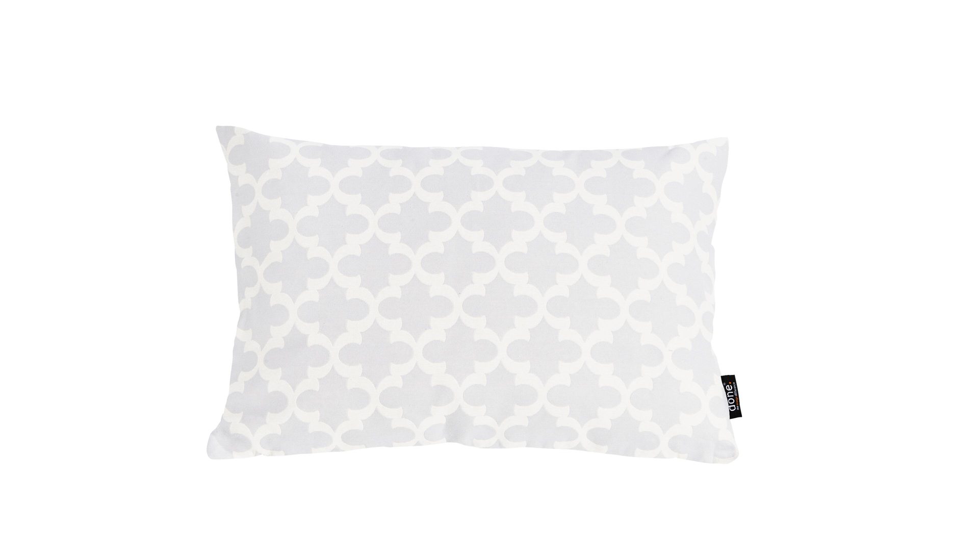 Kissenbezug /-hülle Done.® aus Stoff in Grau done.® Kissenhülle Cushion Windsor Milano silbergraues Jaquard – ca. 40 x 60 cm