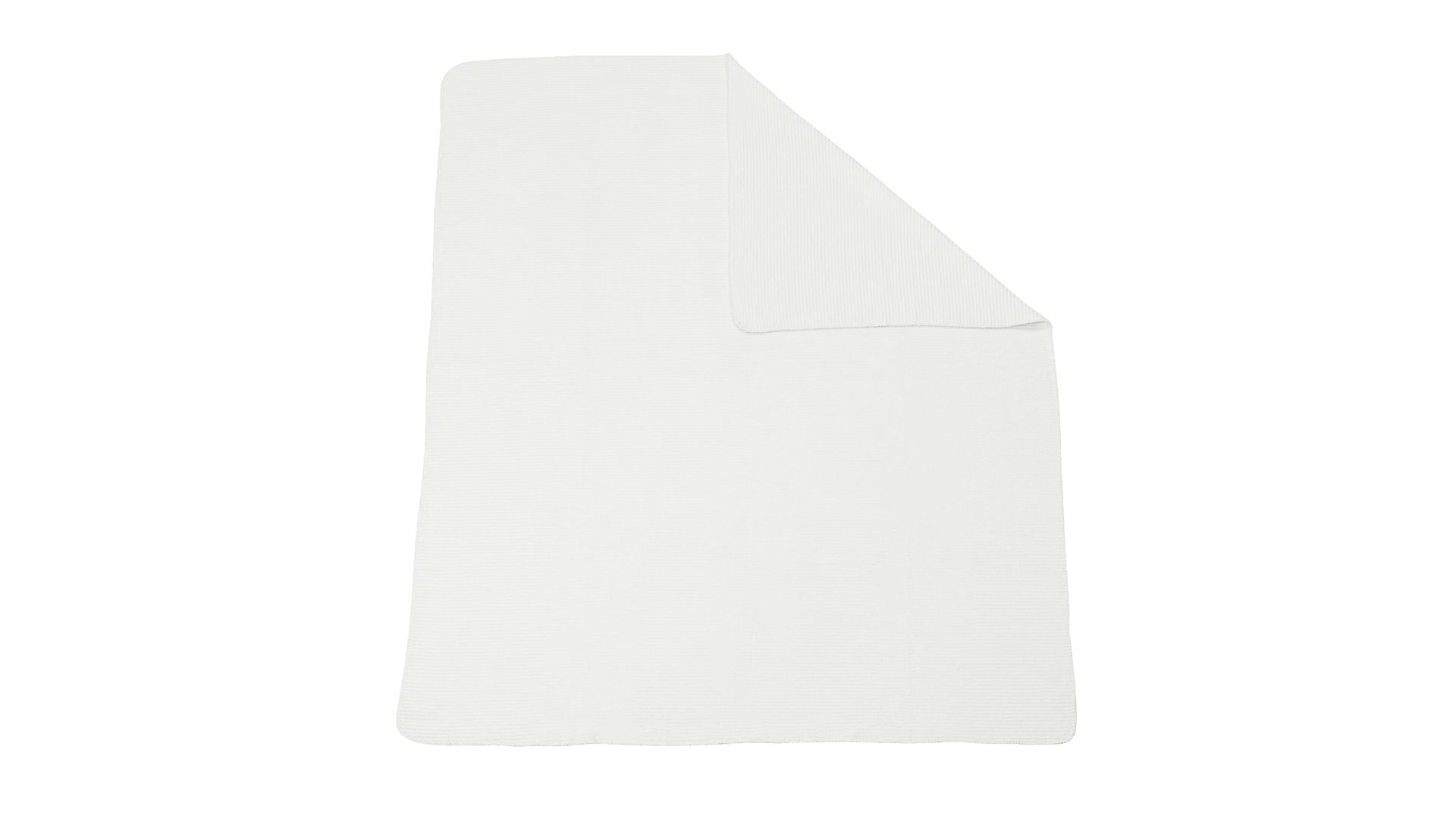 Wohndecke Done.® aus Stoff in Weiß done.® Wohndecke Coco weißes Mischgewebe – ca. 150 x 200 cm