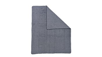 Wohndecke Done.® aus Stoff in Schwarz done.® Wohndecke Blanket Bird Hahnentrittmuster – ca. 150 x 200 cm