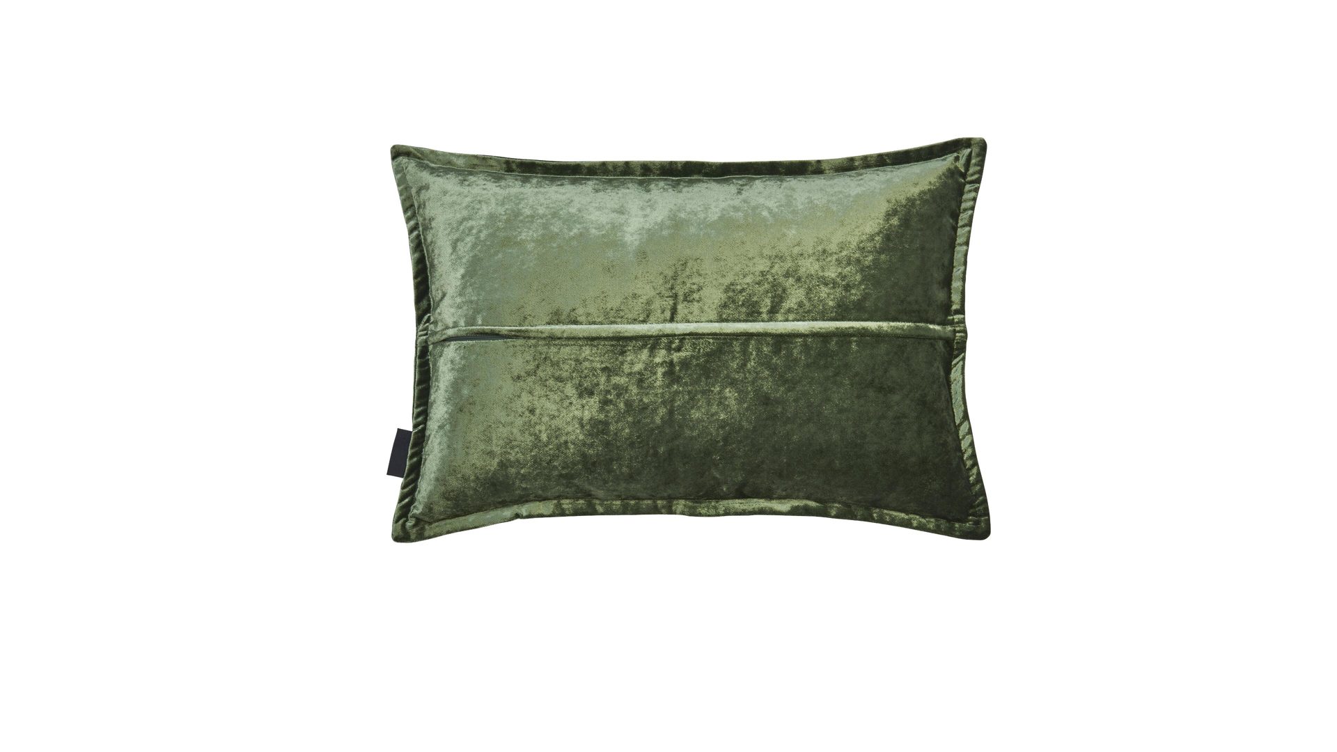 Kissenbezug /-hülle Done.® aus Stoff in Dunkelgrün done.® Kissenhülle Cushion Glam khakifarbener Samt – ca. 40 x 60 cm