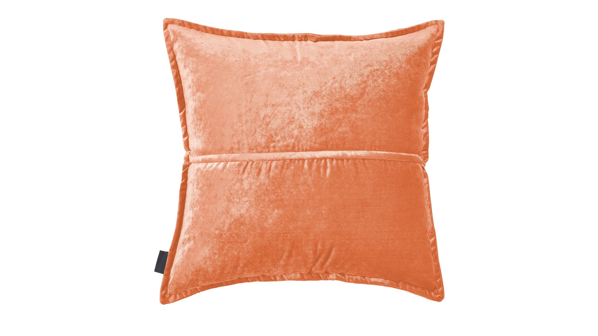 Kissenbezug /-hülle Done.® aus Stoff in Orange done.® Kissenhülle Cushion Glam korallenfarbener Samt – ca. 65 x 65 cm