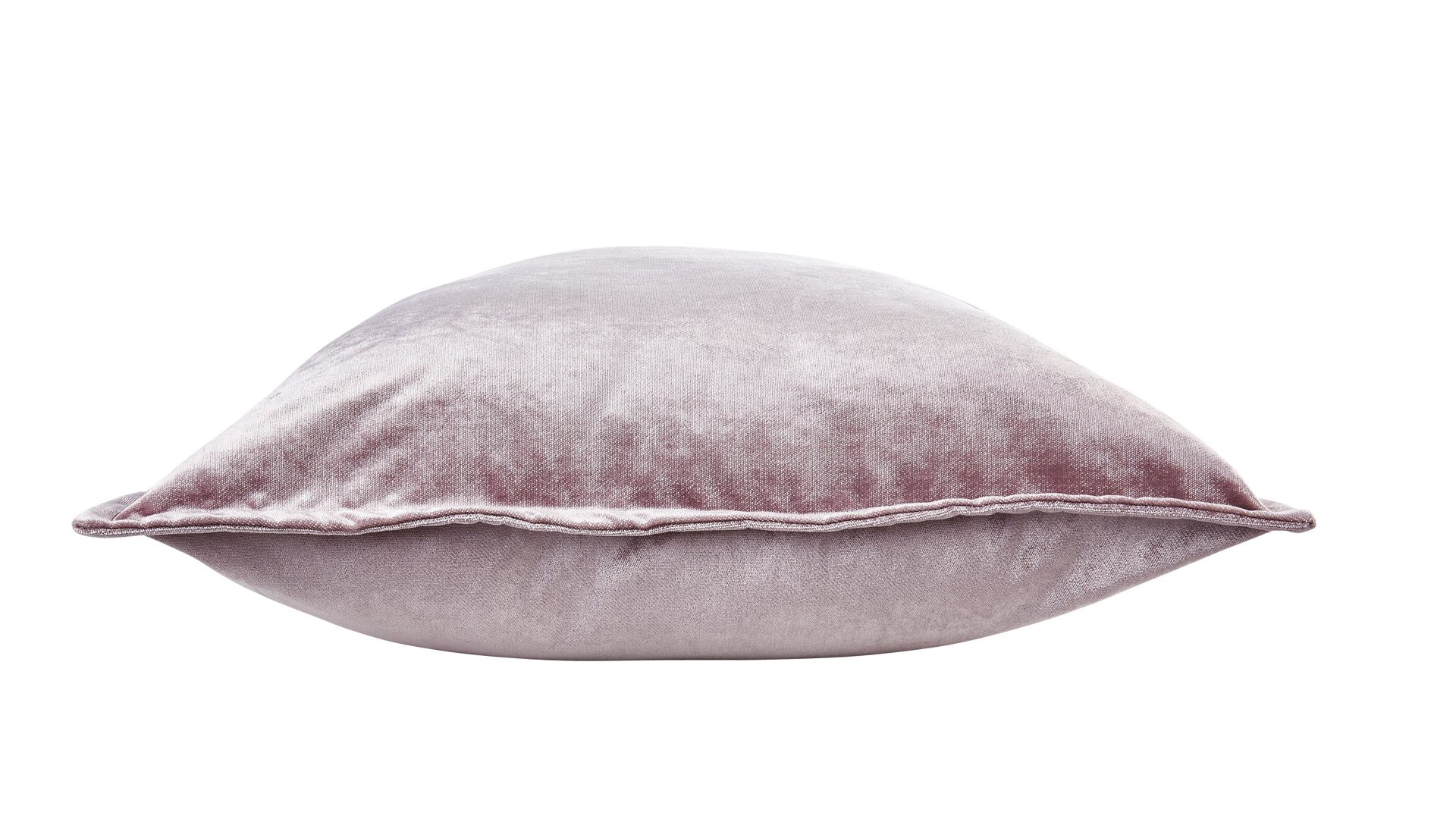 Kissenbezug /-hülle Done.® aus Stoff in Pink done.® Kissenhülle Cushion Glam altrosa Samt – ca. 65 x 65 cm
