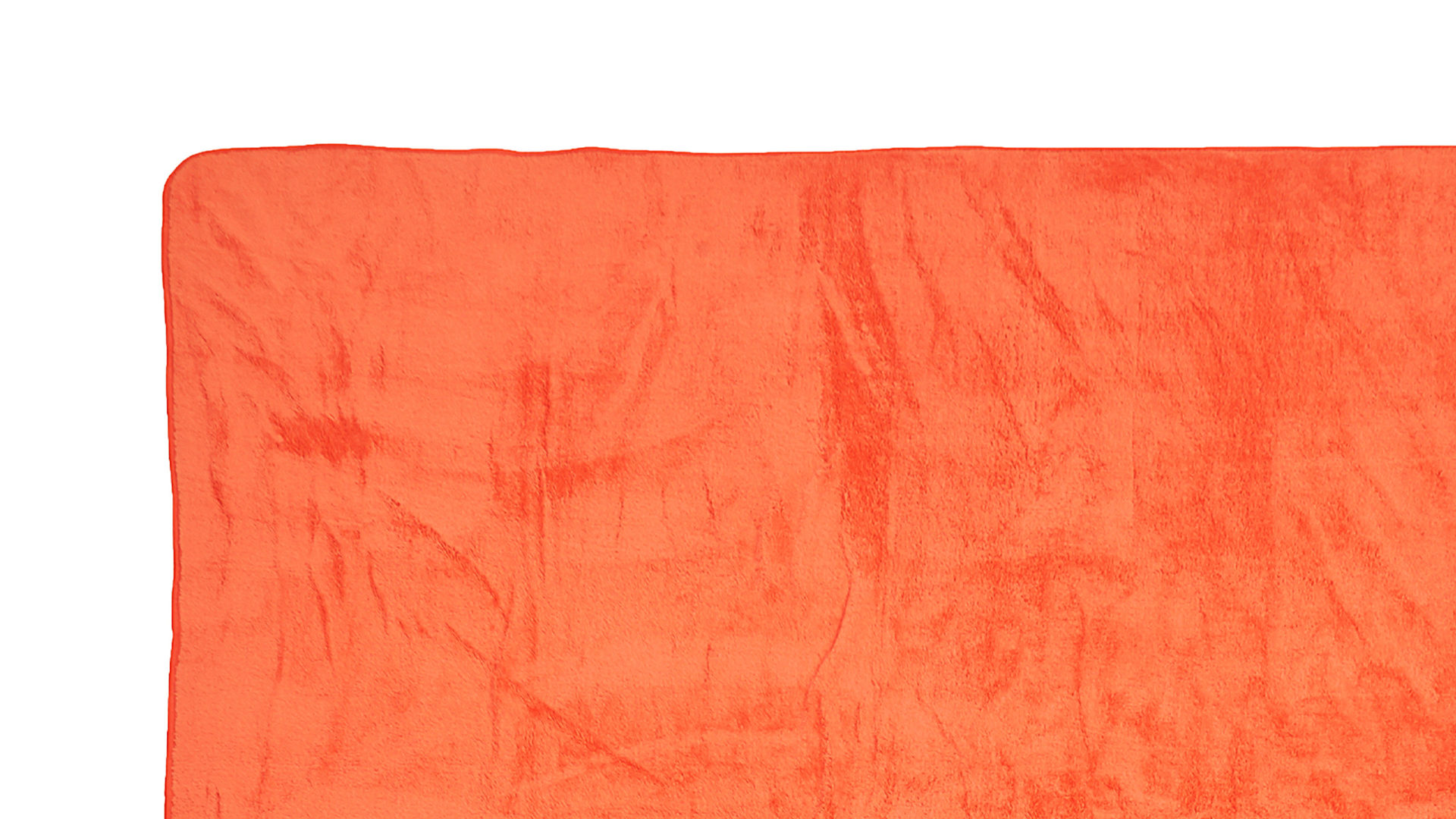 Wohndecke Done.® aus Stoff in Orange done.® Wohndecke Blanket Softie korallenfarbener Teddystoff – ca. 150 x 200 cm