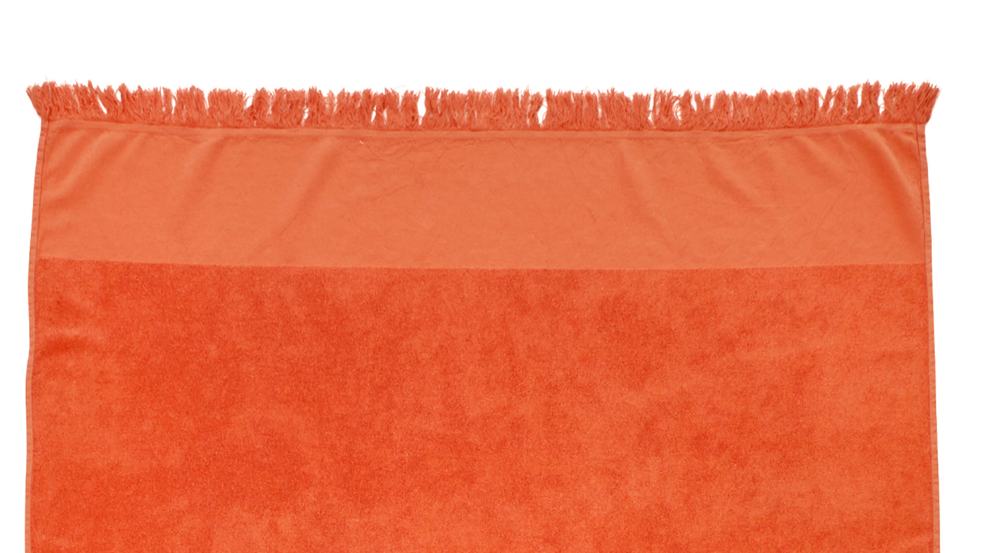 Hamamtuch Done.® aus Stoff in Orange done.® Hamamtuch Caprice korallenfarbene Baumwolle – ca. 95 x 180 cm