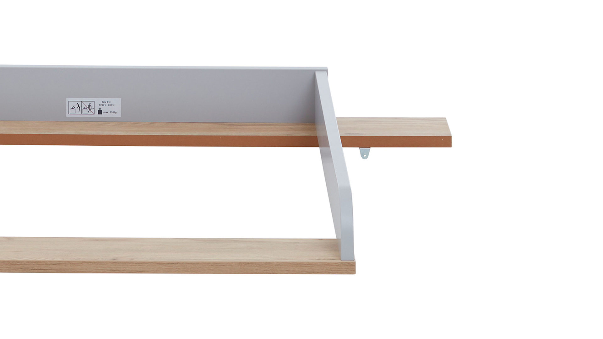 Wickelaufsatz Paidi aus Holz in Hellgrau PAIDI Babyzimmerprogramm Benne - Wickelaufsatz Kieselgrau & Montana Eiche