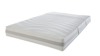 Federkernmatratze Interliving aus Stoff in Weiß Interliving Matratze Medikontur 1913 Taschenfederkern, H3 – Liegefläche ca. 200 x 200 cm
