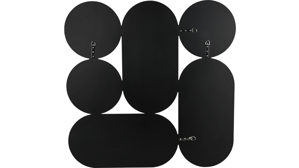 Spiegel Mirrors and more aus Spiegel in Mehrfarbig Dekospiegel Shiny Mehrfarbig - ca. 90 x 90 cm