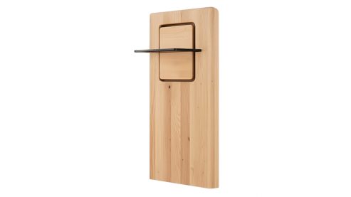 Paneel Interliving aus Holz in Holzfarben Interliving Schlafzimmer Serie 1015 – Paneel-Set Wildeiche & Colorglas – zweiteilig