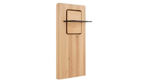 Paneel Interliving aus Holz in Holzfarben Interliving Schlafzimmer Serie 1015 – Paneel-Set Wildeiche & Colorglas – zweiteilig