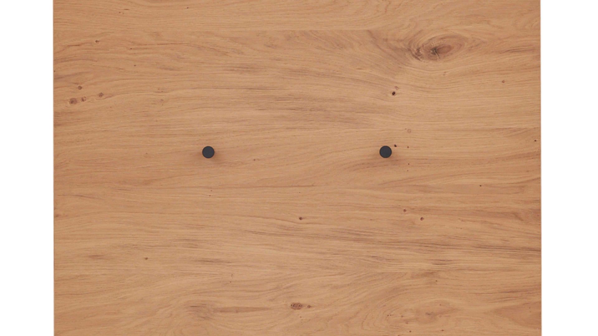 Wandgarderobe Interliving aus Holz in Holzfarben Interliving Garderoben Serie 6005 – Wandgarderobe 824 Eiche & lichtgrauer Lack – ca. 80 x 183 cm