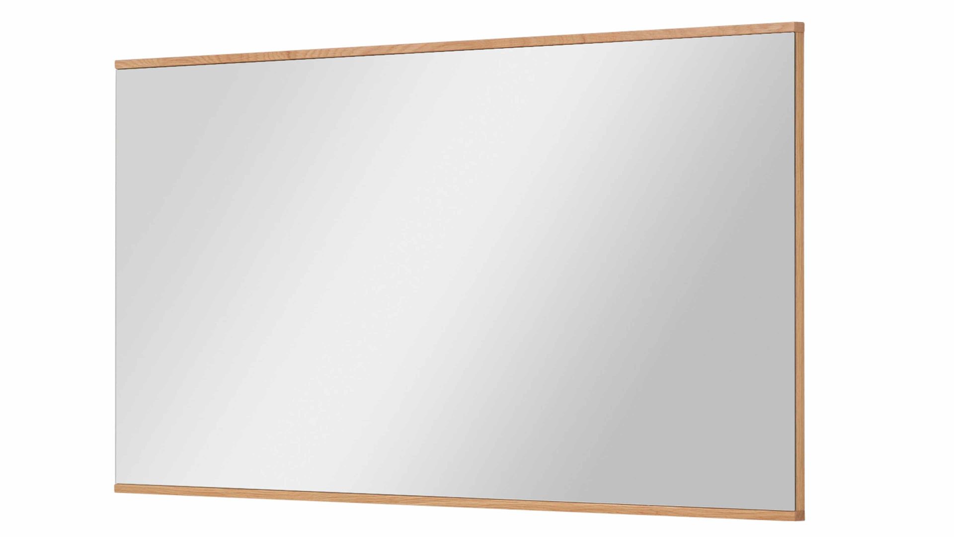 Wandspiegel Interliving aus Spiegel in Holzfarben Interliving Garderoben Serie 6005 – Spiegel 829 Balkeneiche – ca. 97 x 75 cm