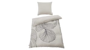 Bettwäsche-Set Interliving aus Stoff in Beige Interliving Bettwäsche Serie 9129 sandfarbener Baumwollsatin - ca. 135 x 200 cm