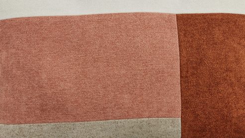 Kissenbezug /-hülle Interliving aus Stoff in Rosa Interliving Kissen Serie 9127 - Kissenhülle Sand- & Rosetöne - ca. 40 x 60 cm