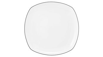 Tafelservice Seltmann weiden aus Porzellan in Weiß Seltmann Tafelservice Lido weißes Porzellan - zwölfteilig, eckig