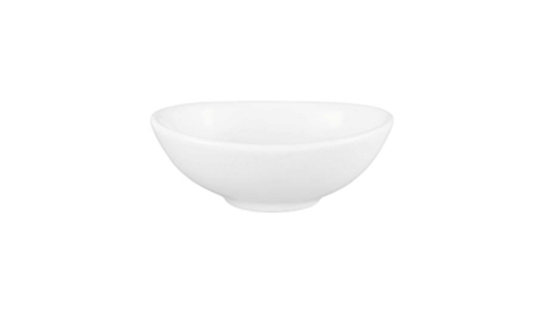 Schüssel Seltmann aus Porzellan in Weiß Seltmann Porzellanserie Modern Life 6 – Bowl weißes Porzellan – Durchmesser ca. 9 cm