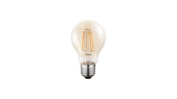 Leuchtmittel Globo lighting aus Glas in Hellbraun GLOBO LIGHTING Filament-Leuchtmittel amberfarbenes Glas - 7 Watt