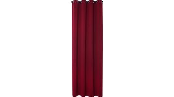 Ösenschal Cosima aus Stoff in Lila Verdunkelungs-Ösenvorhang Midnight beerenfarbene Kunstfaser – ca. 140 x 245 cm