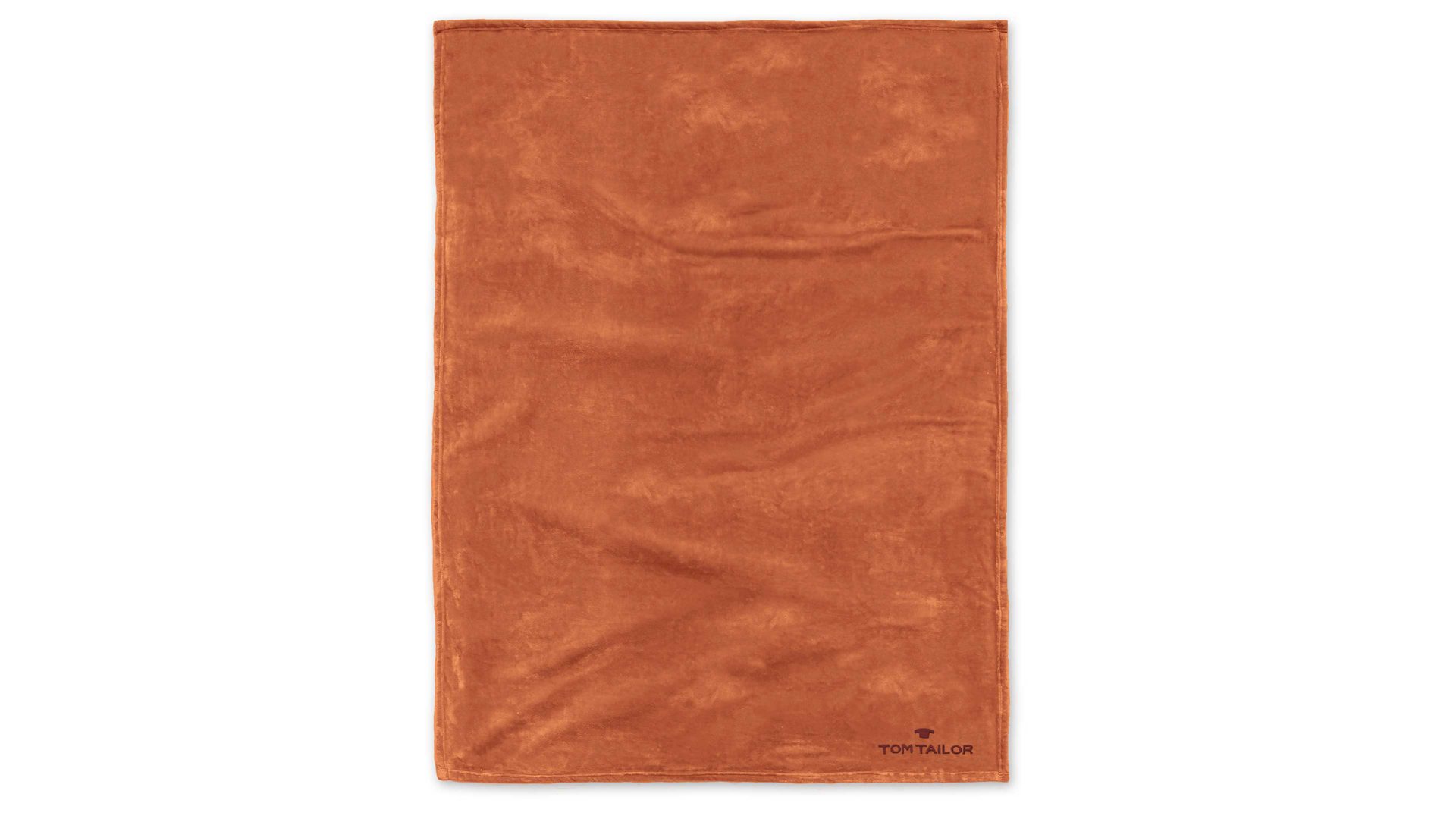 Fleecedecke Biberna schmänk aus Kunstfaser in Orange TOM TAILOR Fleecedecke Coral Fleece terracottafarbene Mikrofaser – ca. 150 x 200 cm