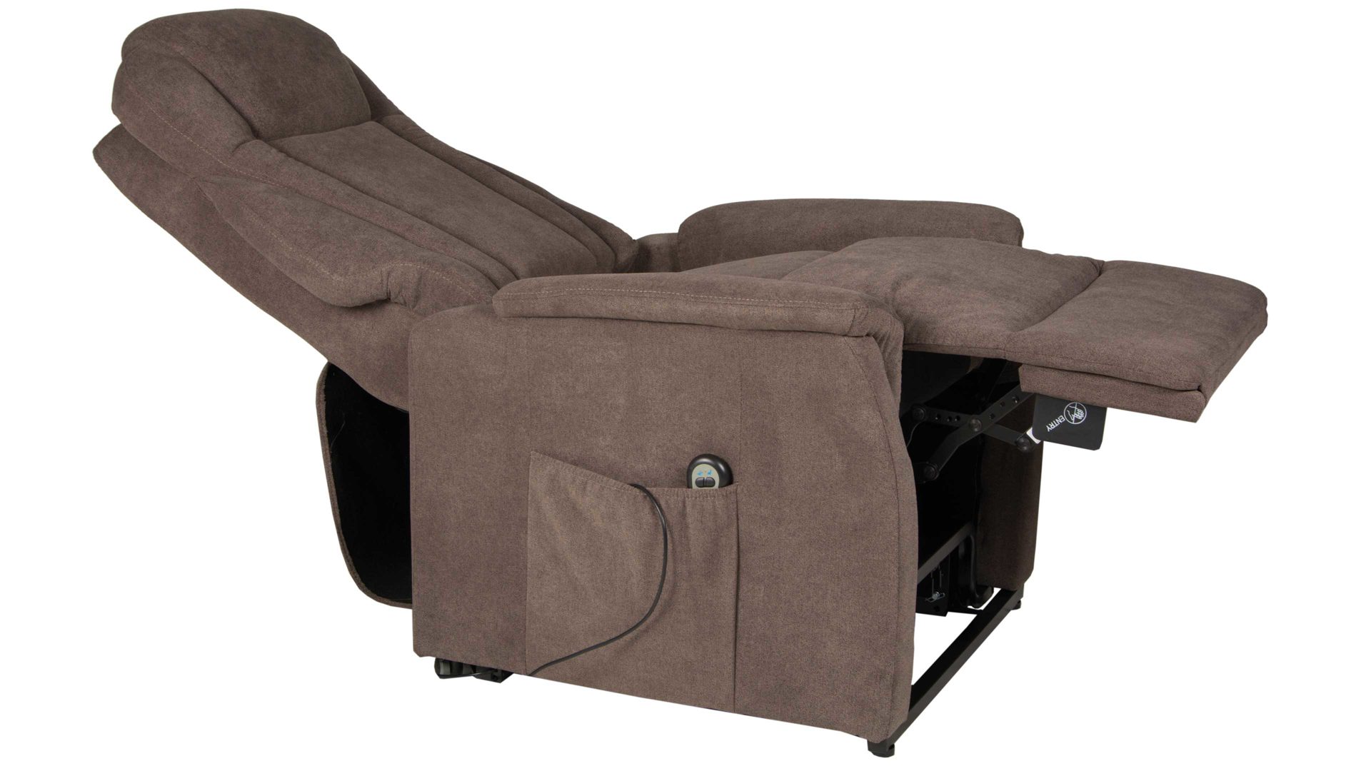 Fernsehsessel Duo collection aus Stoff in Braun TV-Sessel dunkelbrauner Stoffbezug Bari